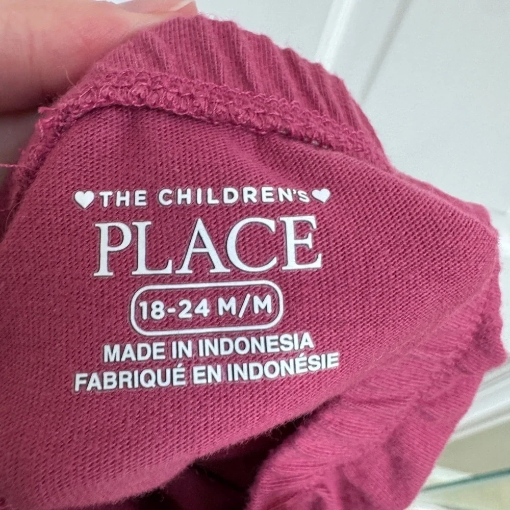 The Children's Place 18-24M Mauve Ruffle Hem Soft Shorts